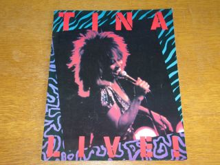 Tina Turner - 1985 Private Dancer Official Tour Programme (promo)