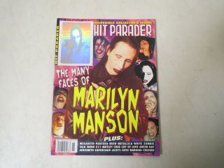 Vtg Nov 1997 Hit Parader Rock Mag Marilyn Manson Cover,  Poster 311 Green Day