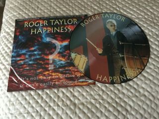 Queen/ Roger Taylor Picture Disc Happiness Ltd Ed / Never Played