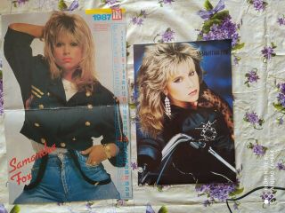 Samantha Fox Vintage Posters Pop Music 80s Madonna Kim Wilde