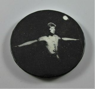 David Bowie Vintage Metal Pin Badge From The 1970 