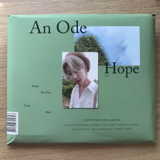 Seventeen An Ode Album Hope V.  The8 Photocard Jeonghan Photobook