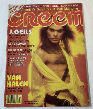 July 1980 Creem Van Halen,  J Geils,  Lene Lovich,  Trick,  The Cramps,  Heart,  Xtc