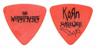 Korn Fieldy Signature Orange Guitar Pick - 2016 Return Of Dreads Tour Stillwell