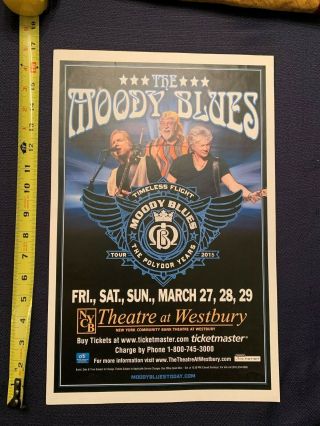 Moody Blues Theatre Poster From The Theatre At Westbury