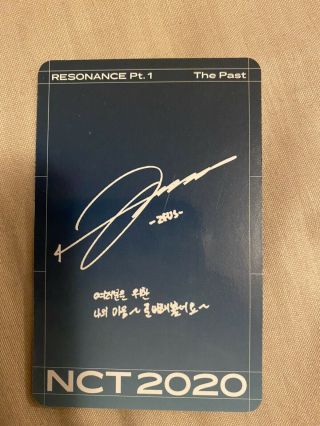 NCT 2020 : RESONANCE Pt.  1 Official Photocards [ Past ] 2