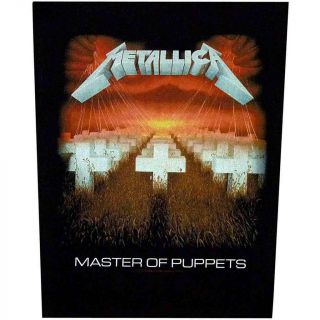 Official Licensed - Metallica - Master Of Puppets Back Patch Hetfield Metal