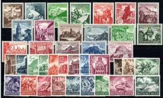 Germany,  Third Reich,  1938,  1939,  1940,  1943,  Only Better Issues,  Mnh