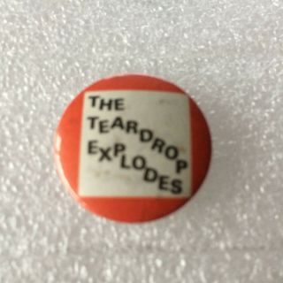 The Teardrop Explodes 25mm x 25mm - 1 inch Pin Badge 1980 ' s 3