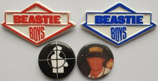 Beastie Boys Public Enemy Vintage Badges Rap Hip Hop Def Jam Rappers 80s 90s
