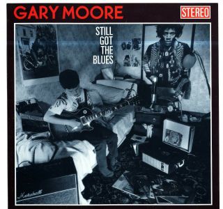 Gary Moore - Still Got The Blues - 2 Sided Promo Poster Flat 12 X 12