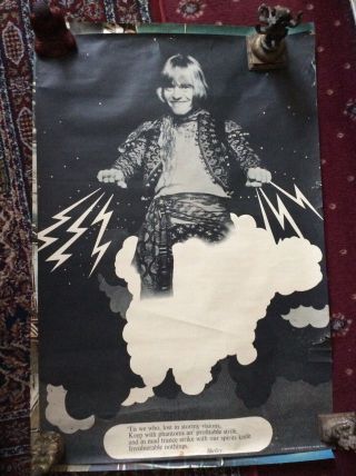Brian Jones Poster 1969.  Wizard And Genius Zurich.