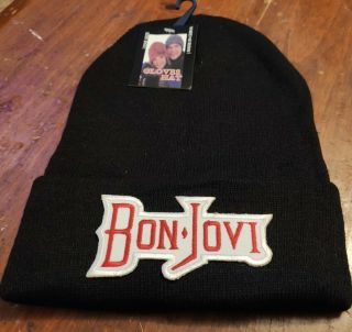 Bon Jovi Hat Cotton Knit Bon Jovi Skull Cap