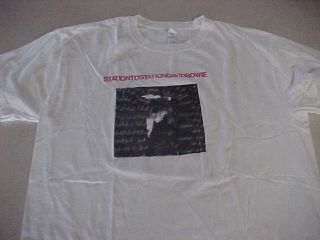 David Bowie " Station To Station " Great Cndt Promo Only T - Shirt - Large