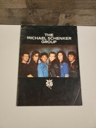 The Michael Schenker Group 1983 Japan Tour Program Brochure Pamphlet Book