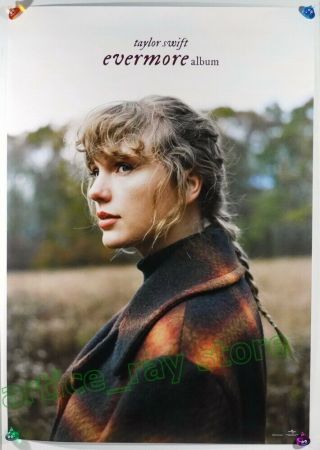 Taylor Swift Evermore Taiwan Promo Poster 2021