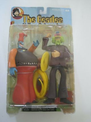 The Beatles Yellow Submarine Toy George W/ Snapping Turk Mcfarlane Toys Nos