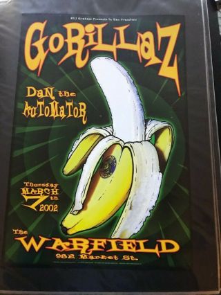 Gorillaz Warfield Poster 2002 Bgp 277 Chris Shaw