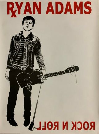 Ryan Adams Rock N Roll Poster 2003 Promo This Is It So Alive Large 34 " Tall