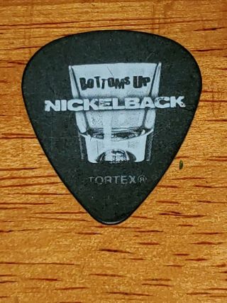 Nickelback Bottoms Up Shot Glass Black Guitar Pick