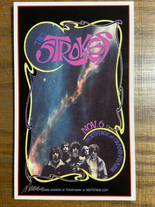 The Strokes Tx 2005 Shows Poster Handbill Signed Macrae