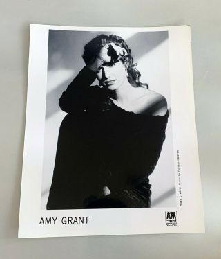 Amy Grant 1991 Press Photo 8x10 A&m Records Publicity Ccm Christian Heart Motion