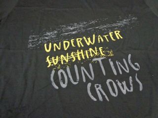 Counting Crows Underwater Sunshine Concert Tour T - Shirt 2xl W4