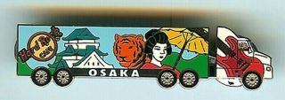 Hard Rock Cafe Osaka 2005 Keep On Truckin Series Geisha Castle Lapel Pin Le200