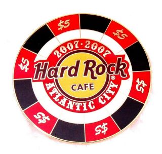Hard Rock Cafe Atlantic City Five Dollar Chip Pin Le - - 500