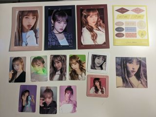 Iz One Izone Choi Yena One Reeler Act Iv Official Photocards /stickers/postcards
