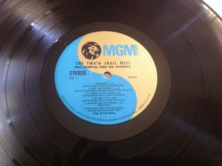Eric Burdon & The Animals - The Twain Shall Meet - MGM SE - 4537 collectors record 3