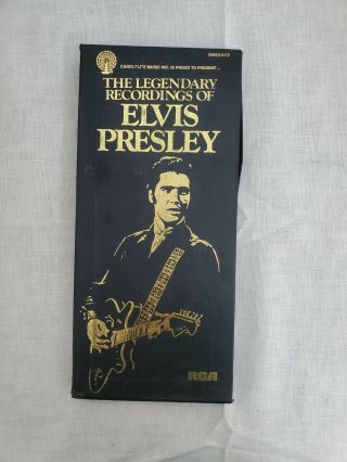 Vintage Elvis Presley 8 Track Tape Box Set Legendary Recordings Of Elvis Presley