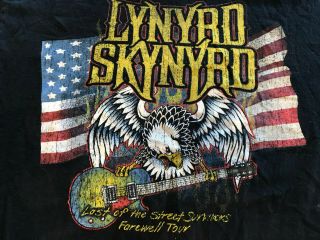 Lynyrd Skynyrd Last Of The Street Survivors Farewell Concert Tour T Shirt