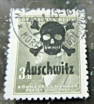 German Auschwitz Concentration Camp Wwii Nazi Third Reich Mnh Stamps