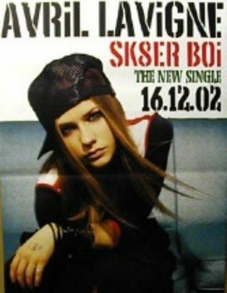 Avril Lavigne - Sk8er Boi Giant Poster