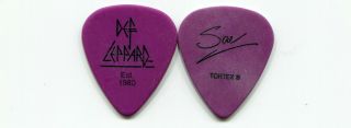 Def Leppard 2006 Anniversary Tour Guitar Pick Rick Savage Custom Concert Stage