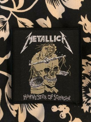 Metallica - Harvester Of Sorrow - Official Woven Patch - Vintage 1990 