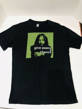 JOHN LENNON Give Peace A Chance T - shirt Size Medium 2