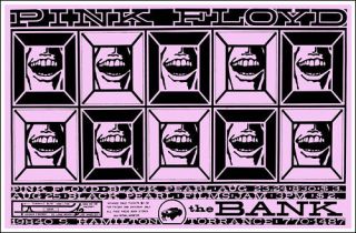 Pink Floyd 1968 The Bank Torrance Ca Concert Poster