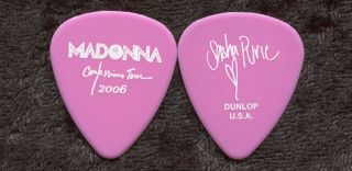 Madonna 2006 Confessions Tour Guitar Pick Stuart Price Custom Concert Stage 2