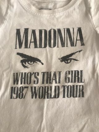 Madonna Concert Tour Shirt Who 