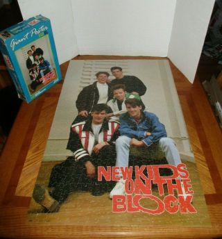 Mb Kids On The Block Giant Poster Size 500 Extra Large Piece Puzzle Complete