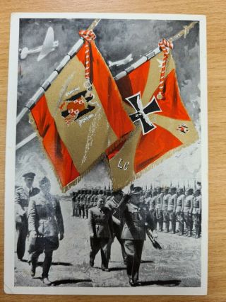 Germany 1939 Postcard Patriotic Condor Regiment Spanish Civil War E112