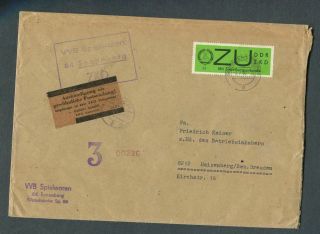 Germany - Ddr : Better Zu Cover From 1966 - Sonneberg