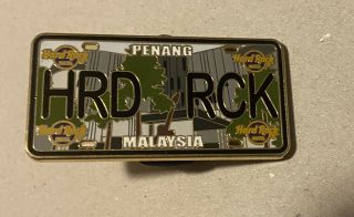 Hard Rock Hotel Penang Malaysia License Plate Series Pin