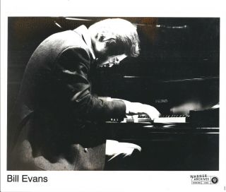 Bill Evans,  Classic Official 8x10 Press Photo Record Label Portrait,  Jazz Great