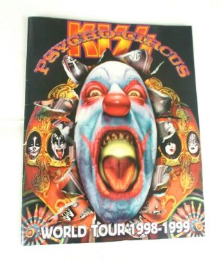 Kiss Psycho Circus World Tour 1998 - 1999 Program Book From Concert
