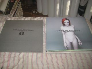 Marilyn Manson - (mechanical Animals) - 1 Poster Flat - 2 Sided - 12x12 Inches - Vg,