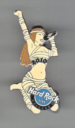 Hard Rock Cafe Pin: Orlando Live 2010 Mummy Girl Le300