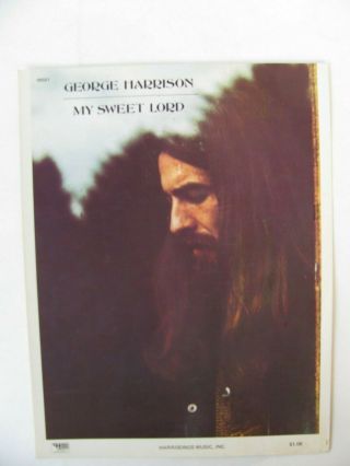 The Beatles George Harrison " My Sweet Lord " Sheet Music 12/70